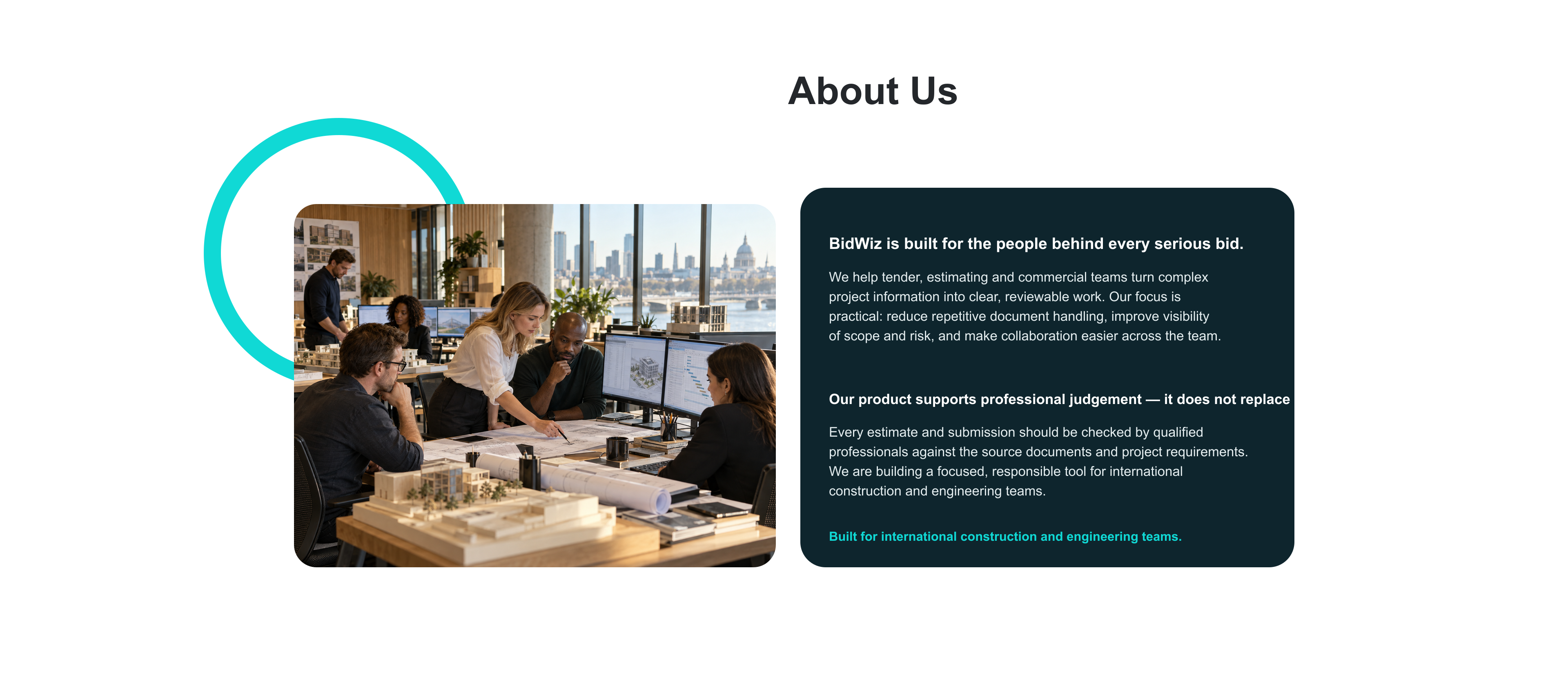 About the BidWiz team and mission